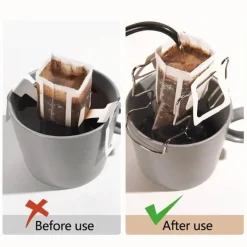 Kaffeefilterhalter aus Edelstahl – Küchenorganizer zum Aufbrühen