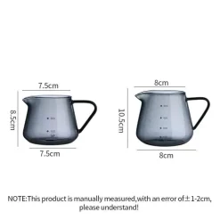 Kaffeekaraffe aus Glas – wiederverwendbarer Wasserkocher, 400–600 ml