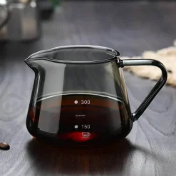 Kaffeekaraffe aus Glas – wiederverwendbarer Wasserkocher, 400–600 ml