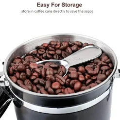 Kaffeelöffel aus Edelstahl – Ergonomischer Messlöffel für 12 EL für perfekten Kaffeegenuss