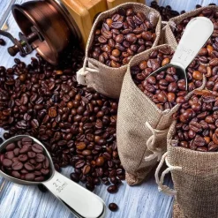 Kaffeelöffel aus Edelstahl – Ergonomischer Messlöffel für 12 EL für perfekten Kaffeegenuss