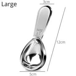 Kaffeelöffel aus Edelstahl – Ergonomischer Messlöffel für 12 EL für perfekten Kaffeegenuss