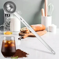 Kaffeemesslöffel-Set aus Edelstahl – langer Griff für das Café zu Hause