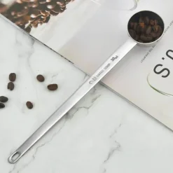 Kaffeemesslöffel-Set aus Edelstahl – langer Griff für das Café zu Hause