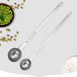 Kaffeemesslöffel-Set aus Edelstahl – langer Griff für das Café zu Hause