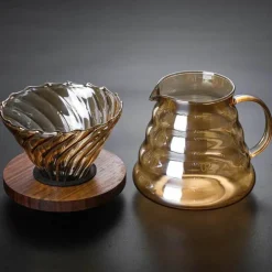 Kaffeeperkolator aus Glas – Umweltfreundliche, wiederverwendbare Filterkaffeemaschine