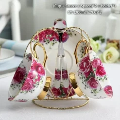 Kaffeeservice aus Keramik – Elegante Tassen- und Untertassen-Kollektion