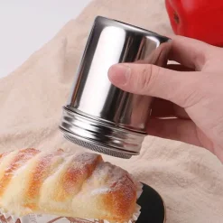 Kaffeestreuer aus Edelstahl – Vielseitiges Küchensieb für Zucker, Kakao, BBQ-Gewürz