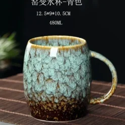 Kaffeetasse aus Keramik – 480 ml Teetasse aus Porzellan