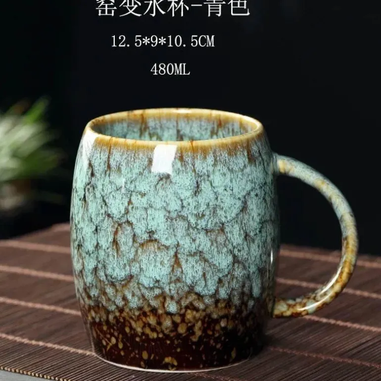 Kaffeetasse aus Keramik – 480 ml Teetasse aus Porzellan