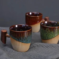 Kaffeetasse aus Keramik – Elegante Latte-Tasse aus Porzellan für das Homeoffice