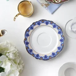 Kaffeetassen-Set aus Bone China – 220 ml Teetasse mit Untertasse