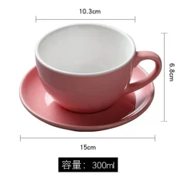 Kaffeetassen-Set aus Keramik – Elegantes Trinkgeschirr aus Porzellan für die Küche zu Hause