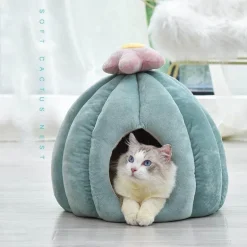 Kaktus-Katzenbett – Gemütliches Haustierbett für Katzen