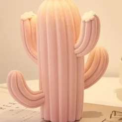 Kaktus-Tischlampe – Einzigartige Wohndekorbeleuchtung aus Kunstharz