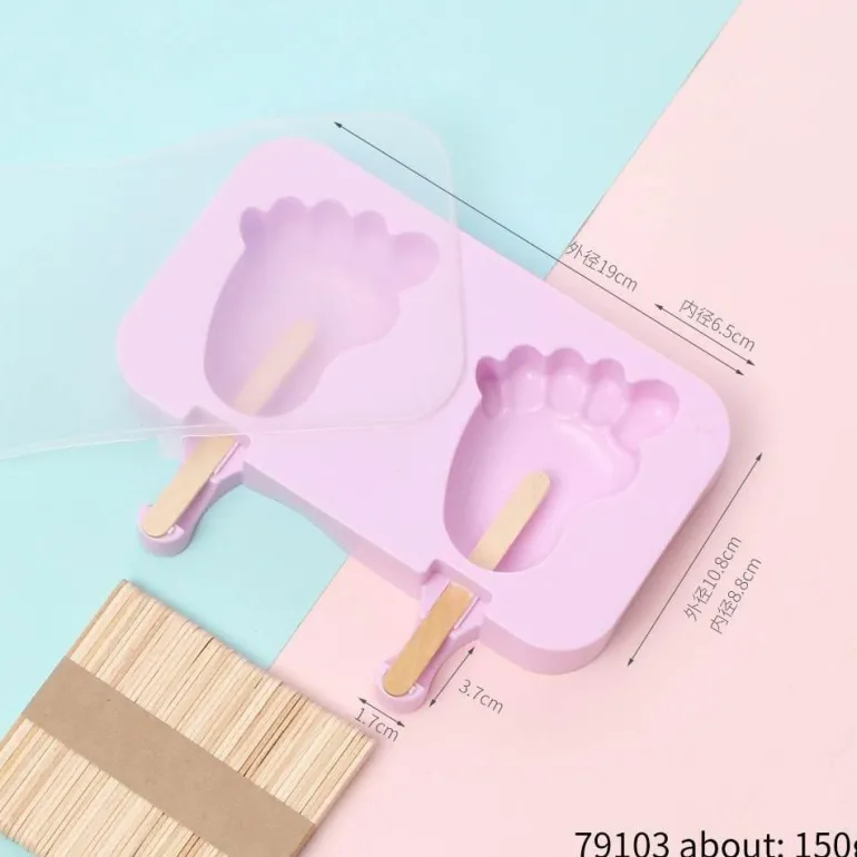 Kaninchen-Eiscremeformen – Niedlicher Dessertmaker aus Silikon
