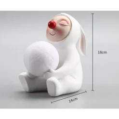 Kaninchen-Nachtlampe – Niedliche Kinderzimmer-Dekorbeleuchtung