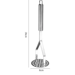 Kartoffelstampfer aus Edelstahl für geschmeidiges, cremiges Kartoffelpüree