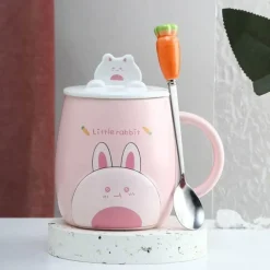 Katzenbecher-Set – süße Cartoon-Kaffeetassen