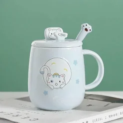 Katzenbecher-Set – süße Cartoon-Kaffeetassen