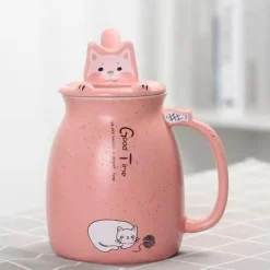 Katzenbecher-Set – süße Cartoon-Kaffeetassen