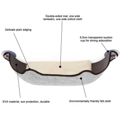 Katzenfensterhängematte – Gemütliches Haustierbett für Katzen