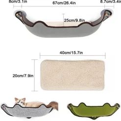 Katzenfensterhängematte – Gemütliches Haustierbett für Katzen