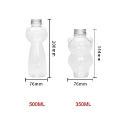 Katzen-Getränkeflasche, umweltfreundlich, im Cartoon-Stil, Trinkbegleiter