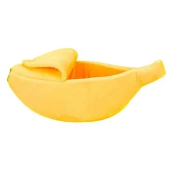 Katzenhaus aus Bananenschale – Gemütlicher Unterschlupf für Haustiere in 4 Farben