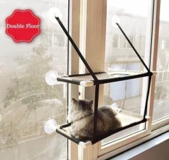 Katzenhängematte – bequemes hängendes Haustierbett