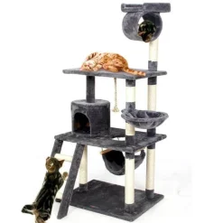 Katzenkletterbaum aus Holz – Aktivitätsstruktur für kleine Haustiere