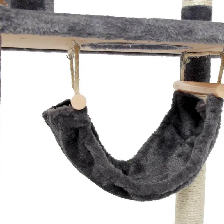 Katzenkletterbaum aus Holz – Aktivitätsstruktur für kleine Haustiere