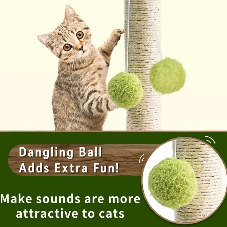 Katzenkratzbaum für den Innenbereich – Katzenkratzbaum für aktive Katzen
