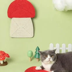 Katzenkratzbaum in Pilzform – Stilvoller Katzenkratzbaum