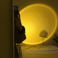 Katzenohren-Sonnenuntergangslampe – Süßes Nachtlicht für den Schreibtisch