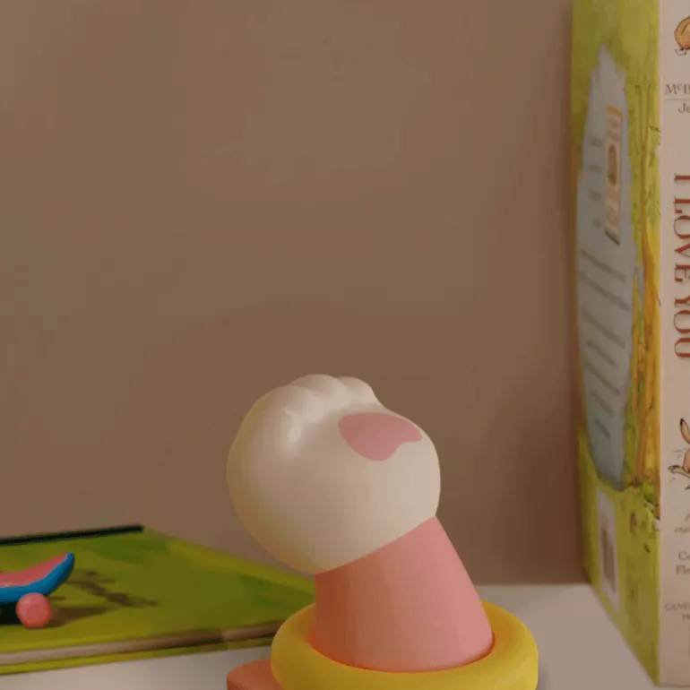 Katzenpfoten-Nachtlampe – Süßes, von Haustieren inspiriertes Dekolicht