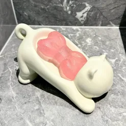 Katzenseifenschale - Süßes, dehnbares Katzenbadeaccessoire