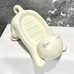 Katzenseifenschale - Süßes, dehnbares Katzenbadeaccessoire