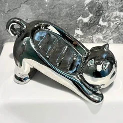 Katzenseifenschale - Süßes, dehnbares Katzenbadeaccessoire