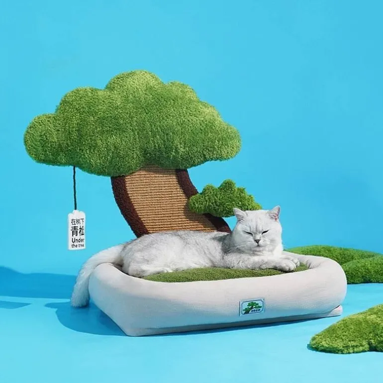 Katzensofabett – Interaktives Walddesign