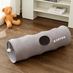 Katzentunnelspielzeug – Zusammenklappbares interaktives Spiel für Kätzchen