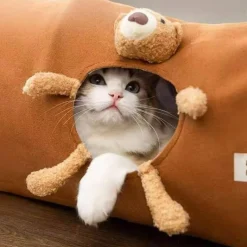 Katzentunnelspielzeug – Zusammenklappbares interaktives Spiel für Kätzchen