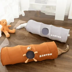 Katzentunnelspielzeug – Zusammenklappbares interaktives Spiel für Kätzchen