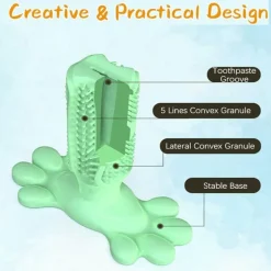 Kauspielzeug für Hunde aus Naturkautschuk – Zahnreiniger für Haustiere