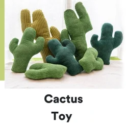 Kauspielzeug für Hunde in Form eines Kaktus – langlebiges Kauspielzeug für Haustiere zum Spielen