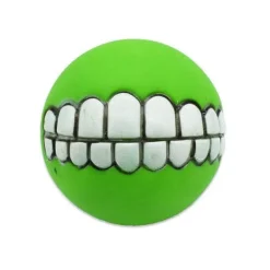 Kauspielzeug für Hunde mit Smiley-Motiv aus Gummi – Lustiges Kauspielzeug für Haustiere