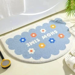 Kawaii Florale Fußmatte - Süße rutschfeste Matte für drinnen und draußen