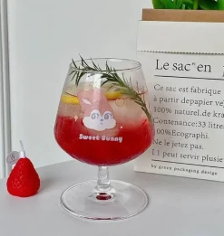 Kawaii Rabbit Goblet - Süßer Saftbecher für Mädchen