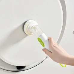 Küchenbürste mit langem Griff – Reinigungswerkzeug für Töpfe und Geschirr