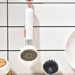 Küchenbürste mit langem Griff – Reinigungswerkzeug für Töpfe und Geschirr